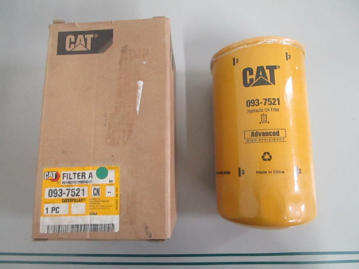 Caterpillar 093-7521 Hydraulic Transmission Oil Filter Excavator NEW OEM 0820