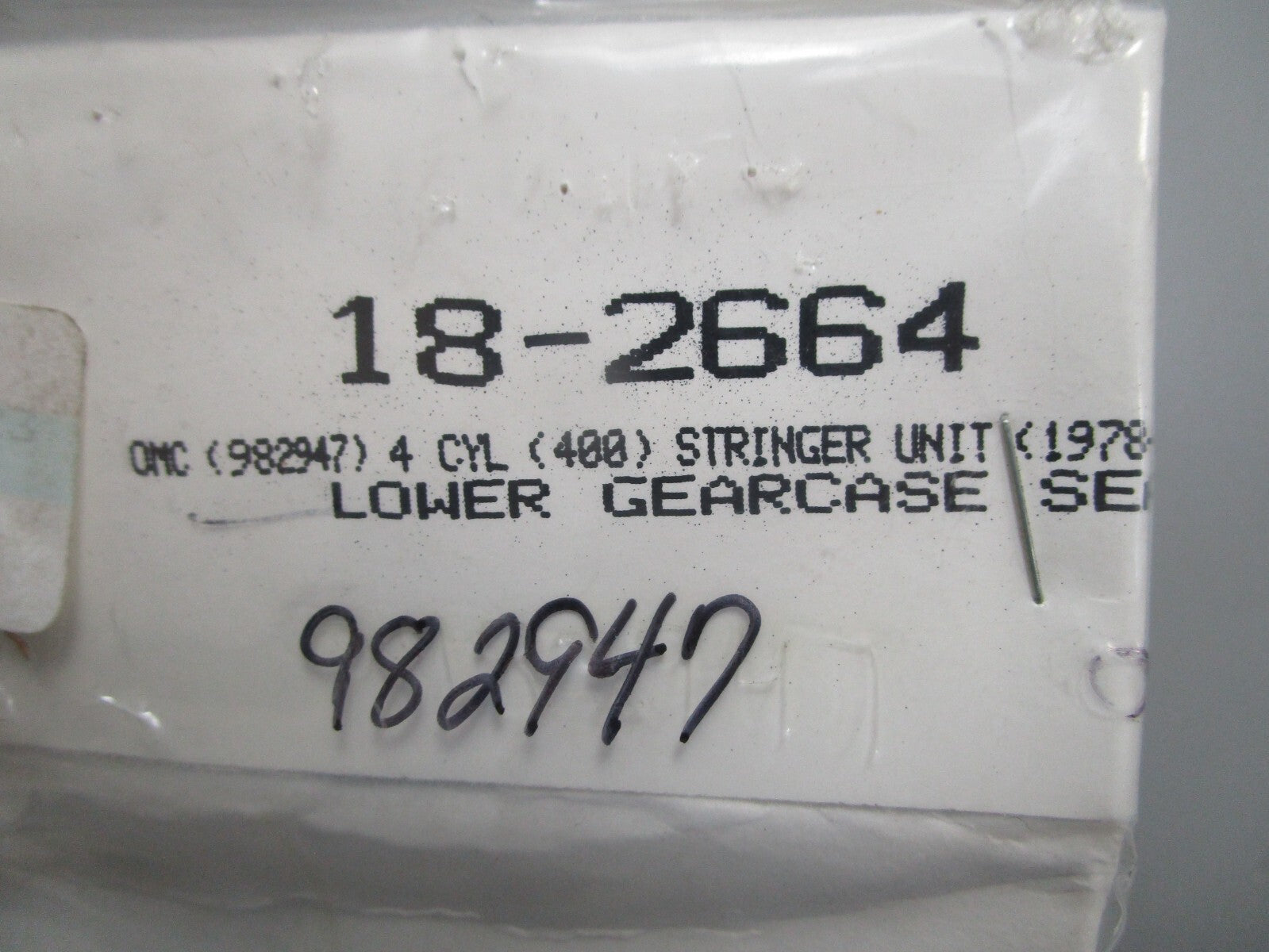 *NEW* 0820 Sierra Seal Kit 18-2664 Replaces: 982947