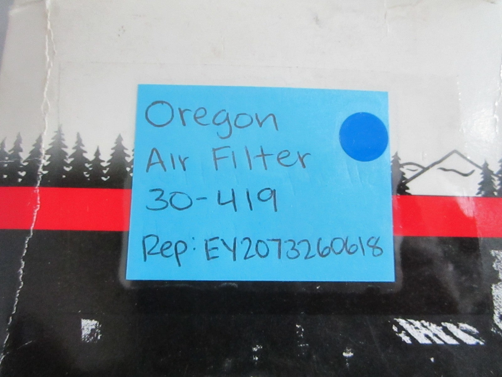 NEW 30-419 Oregon Air Filter Rep: EY2073260618 0820