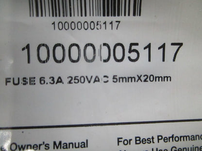 *NEW OEM* 0810 Generac 6.3A 250VAC Fuse 10000005117