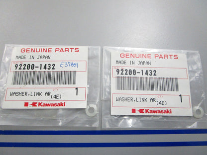 NEW OEM (LOT OF 2) 92200-1432 Kawasaki Washer 0810