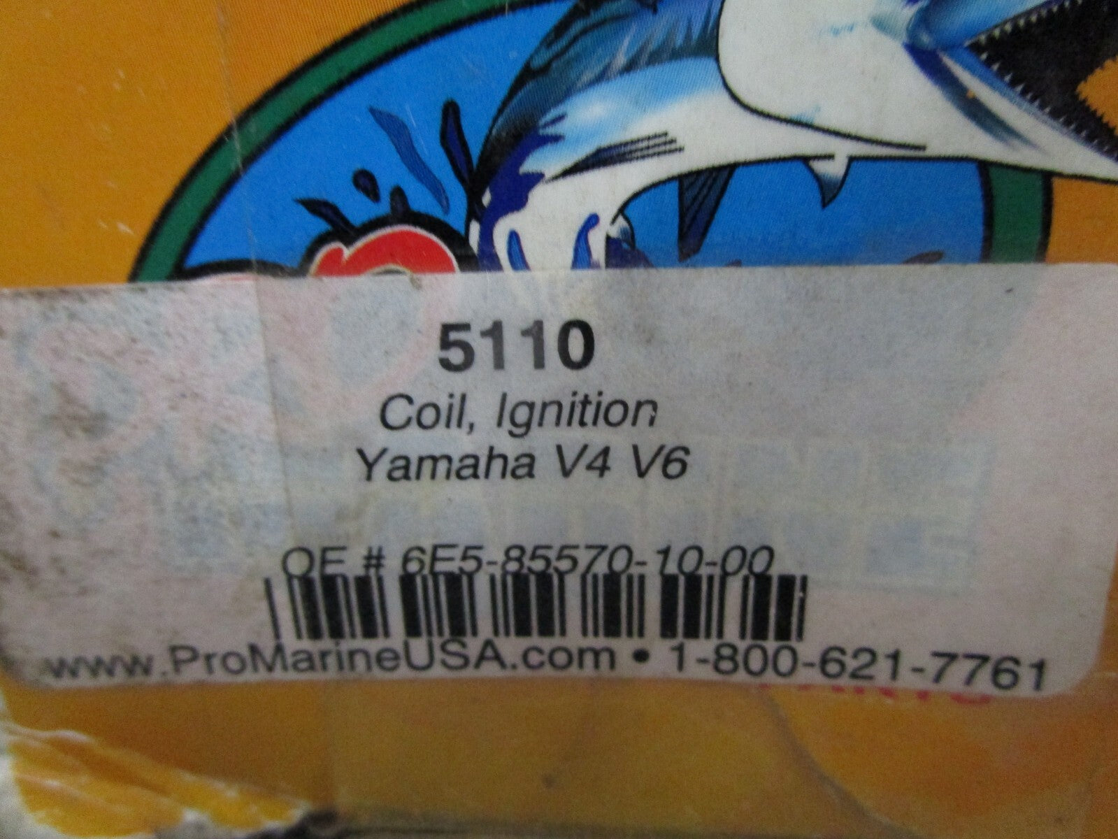 *NEW* 0820 Pro Marine Ignition Coil 5110 Replaces: 6E5-85570-10-00
