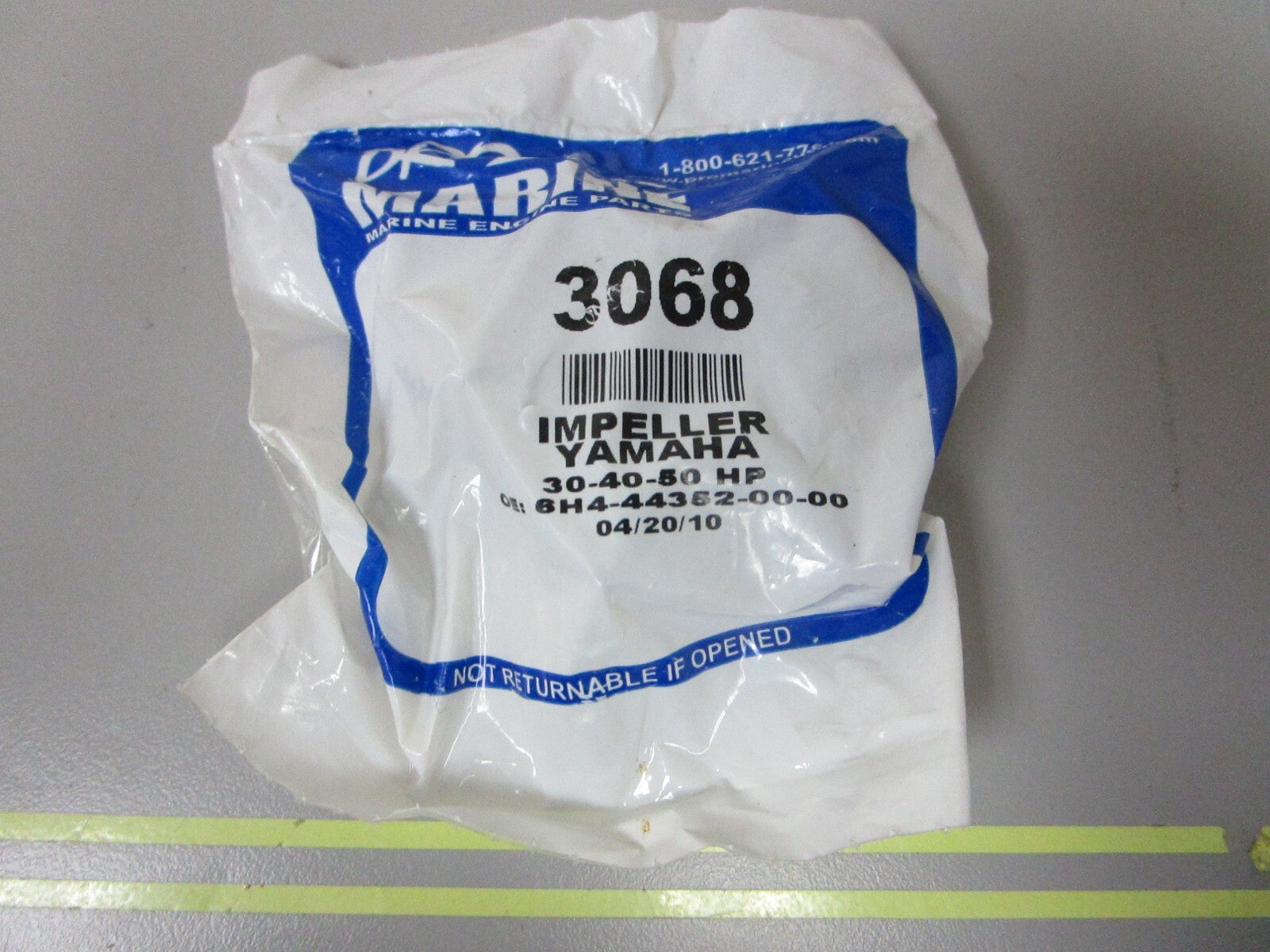 *NEW* 0810 Pro Marine Water Pump Impeller 3068 Replaces: 6H4-44352-02-00