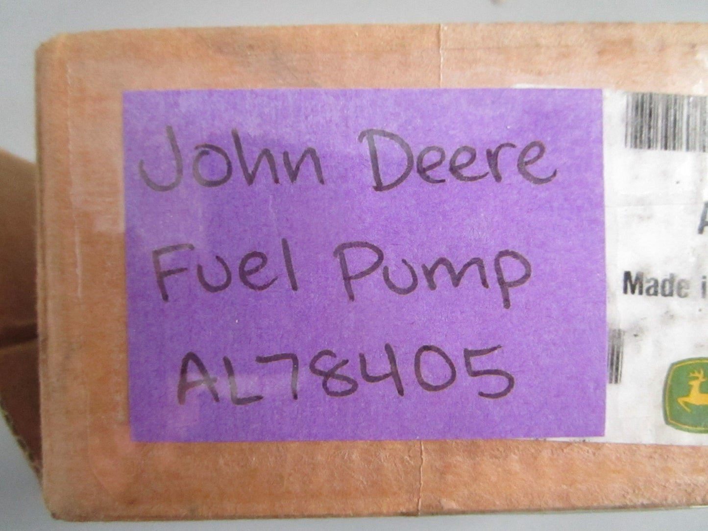 NEW OEM AL78405 John Deere Fuel Pump 0820