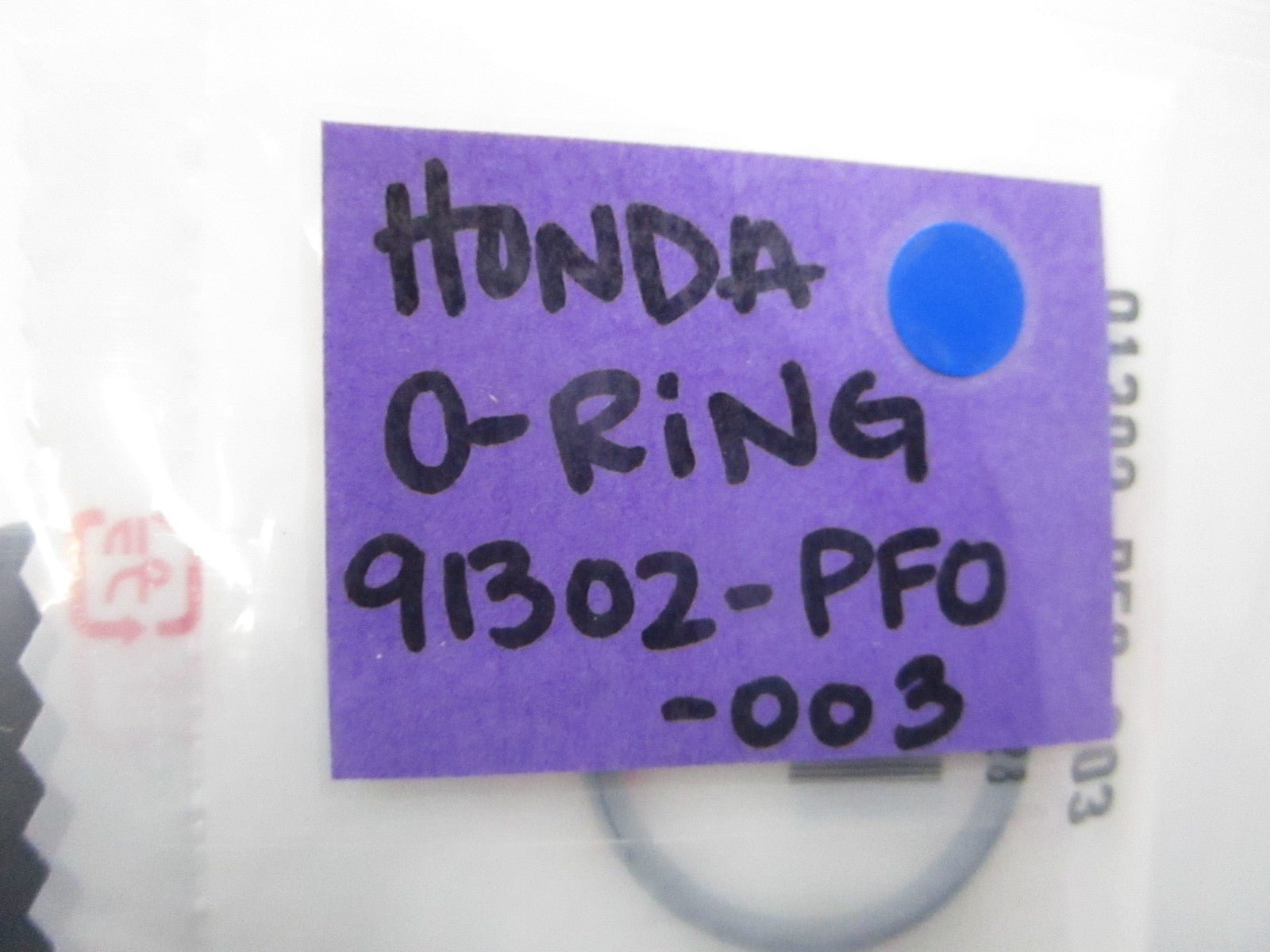 *NEW OEM* (LOT OF 2) 0810 Honda O-Ring 91302-PF0-003