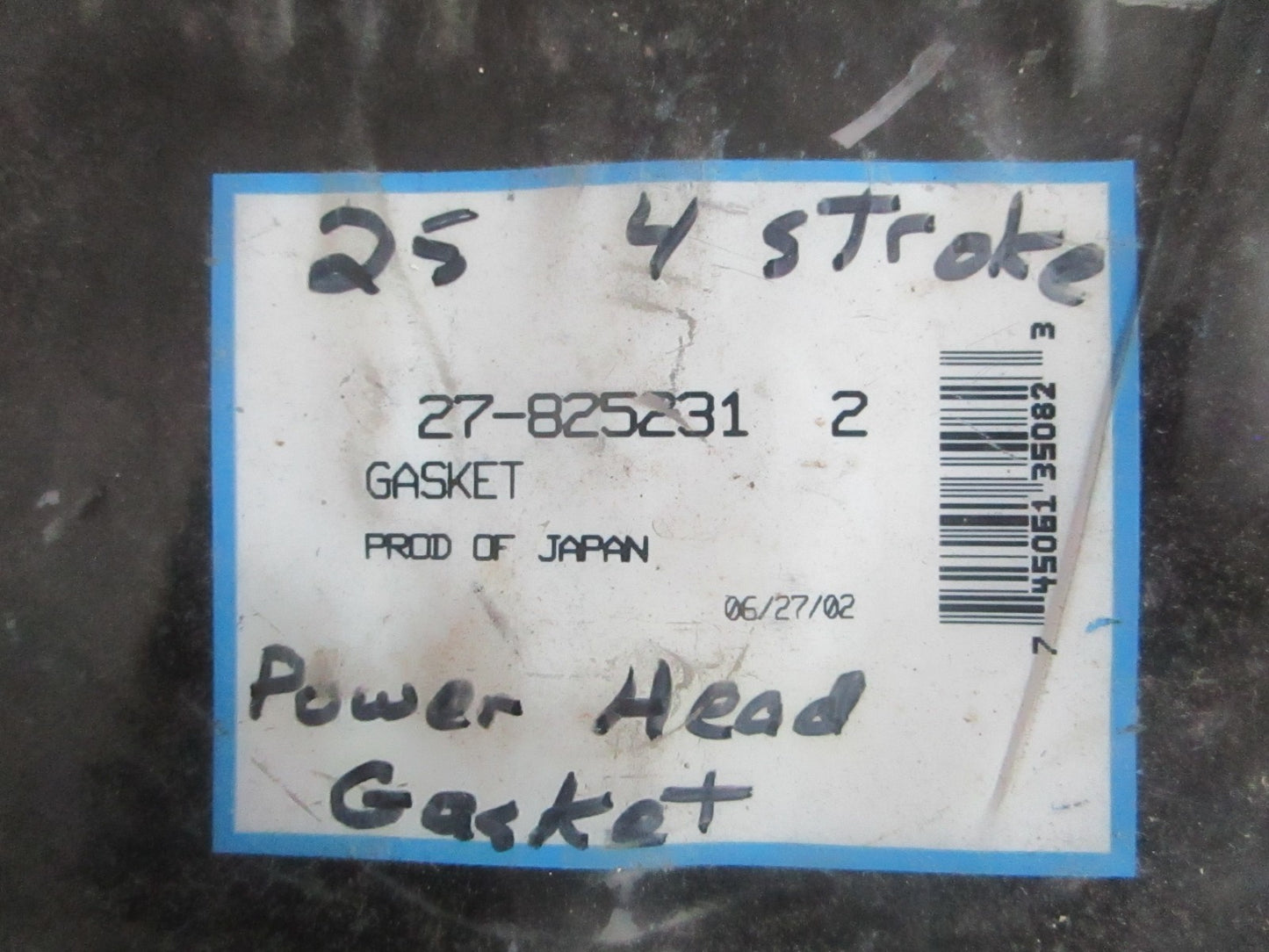 NEW OEM 27-825231 2 Mercury Quicksilver Gasket 0820