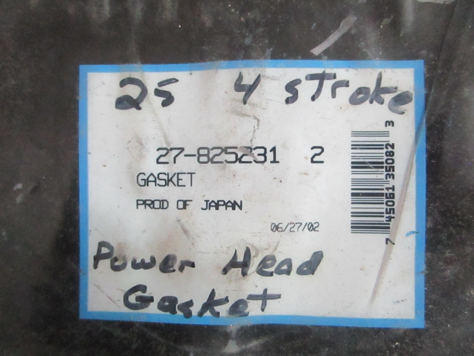 NEW OEM 27-825231 2 Mercury Quicksilver Gasket 0820
