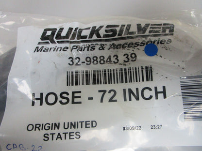*NEW OEM* 0720 Mercury Quicksilver 72in Hose Assembly 32-98843 39