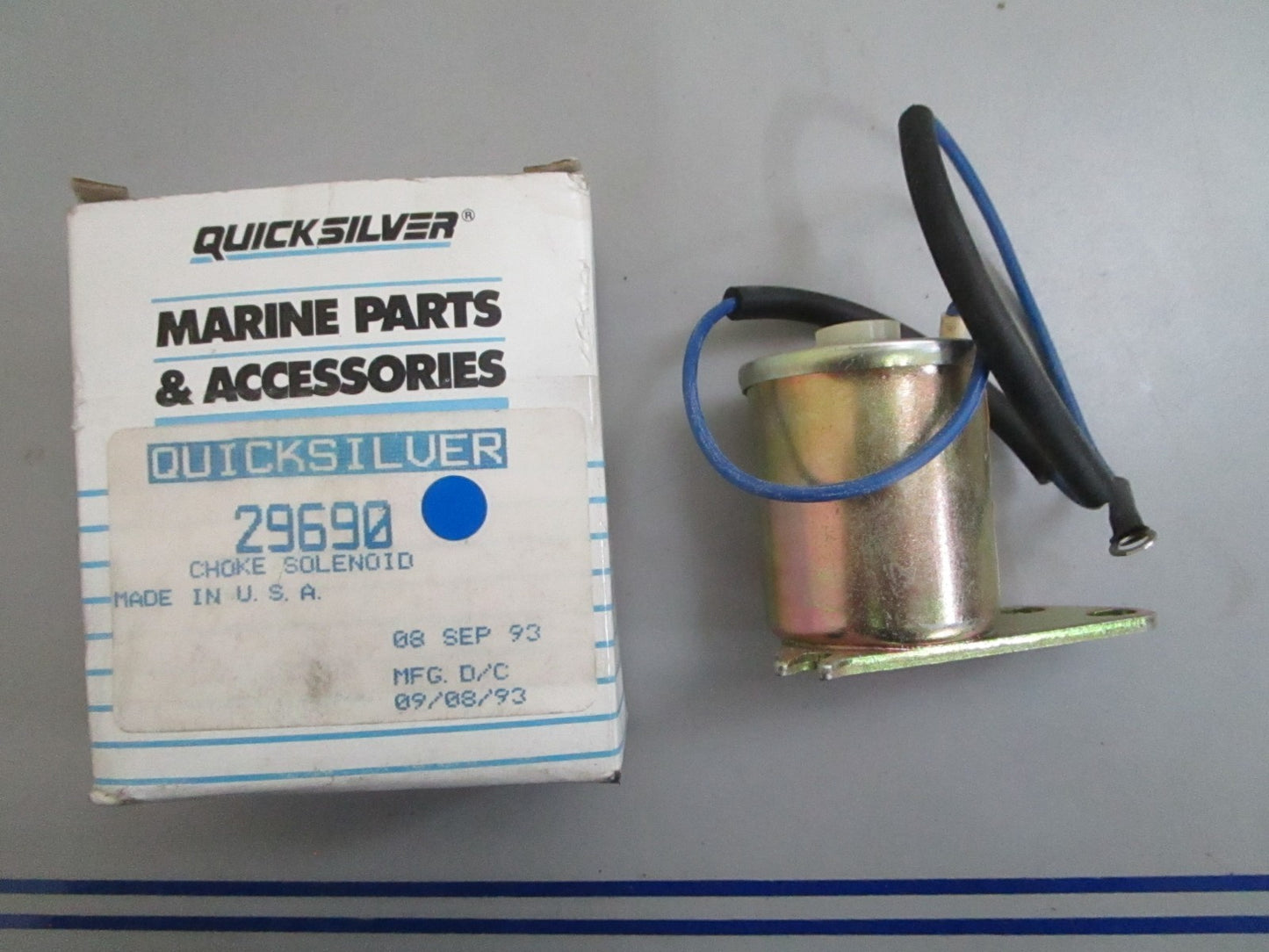 *NEW OEM* 0820 Mercury Quicksilver Choke Solenoid 29690