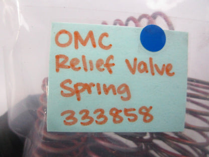 *NEW OEM* 0810 OMC Johnson Evinrude Relief Valve Spring 333858 0333858
