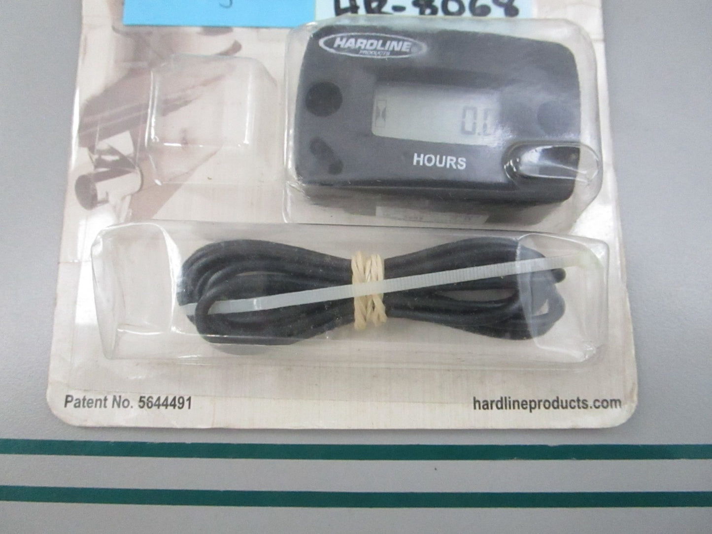 NEW HR-8068 Hardline Re-Settable Hour Meter *Missing Screws* 0810