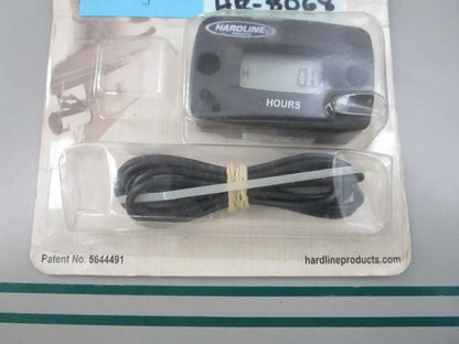 NEW HR-8068 Hardline Re-Settable Hour Meter *Missing Screws* 0810