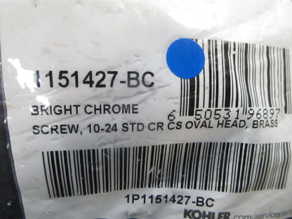 *NEW OEM* 0810 Kohler Bright Chrome Screw 1151427-BC