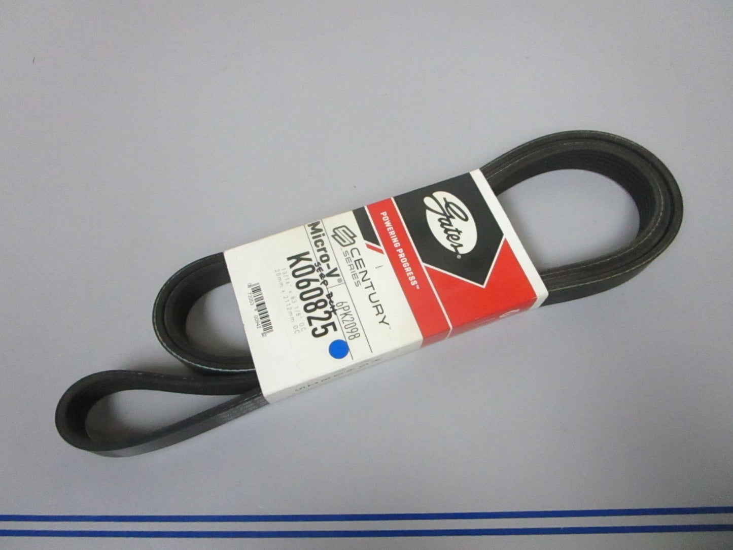 NEW K060825 Gates Micro-V 13/16" x 83 ⅛" Serpentine Belt 0720