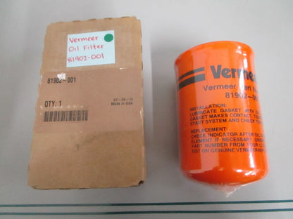 NEW OEM 81902-001 Vermeer Oil Filter 0820