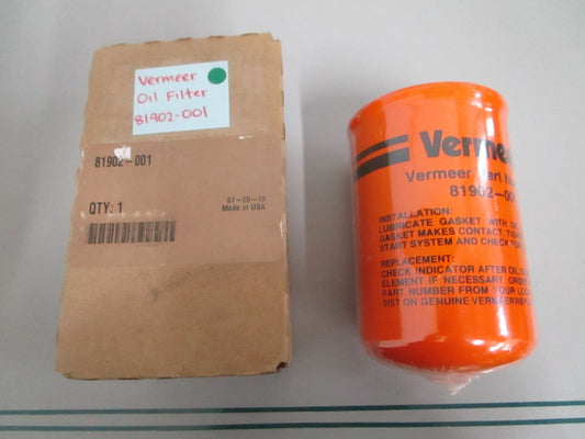 NEW OEM 81902-001 Vermeer Oil Filter 0820