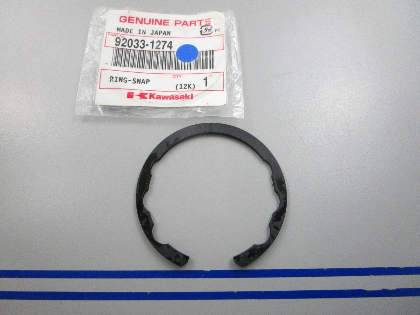 NEW OEM 92033-1274 Kawasaki Snap Ring 0810