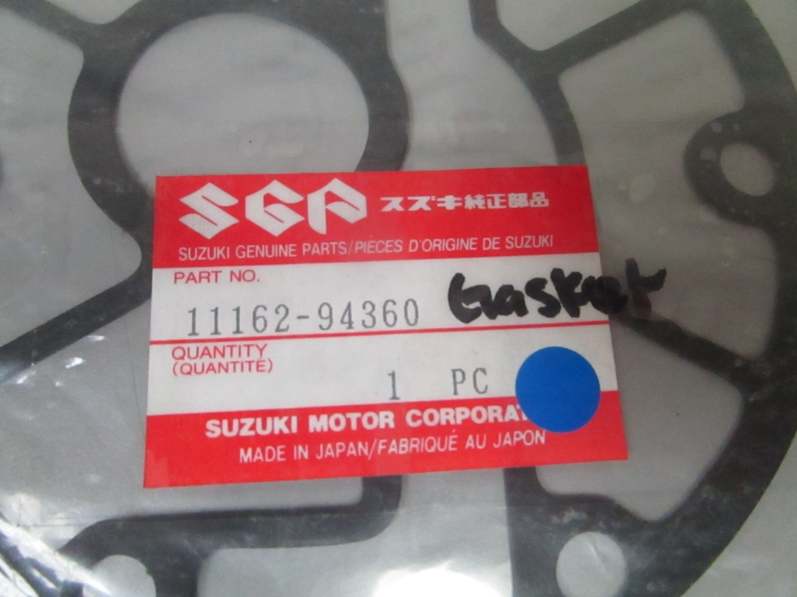 *NEW OEM* 0770 Suzuki Gasket 11162-94360