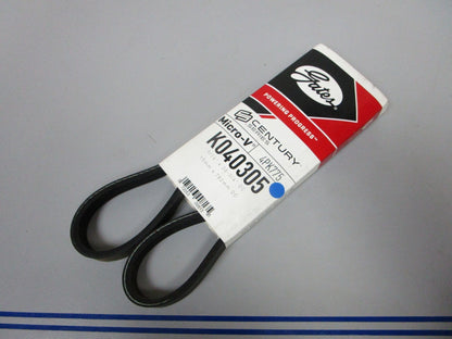 NEW K040305 Gates Micro-V 9/16" x 30 ¾" Serpentine Belt 0720