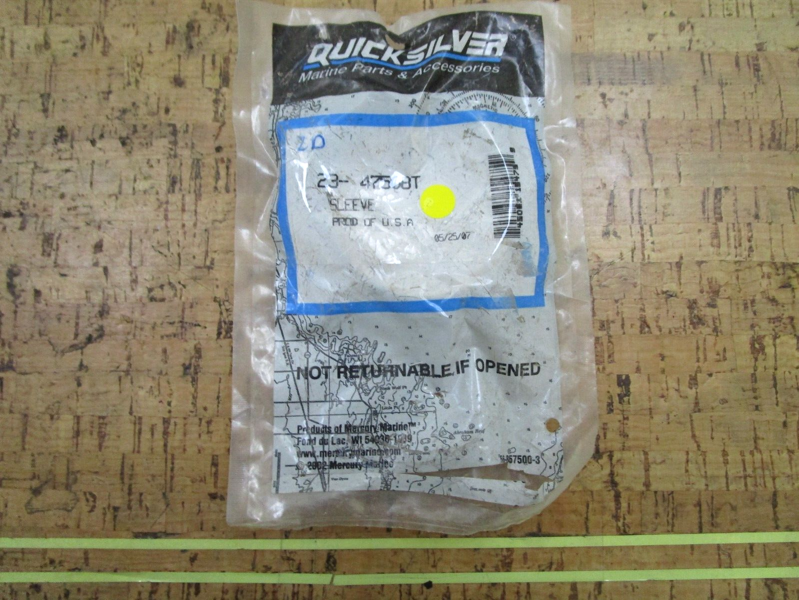 *NEW OEM* 0750 Mercury Quicksilver SLEEVE 23-47508T