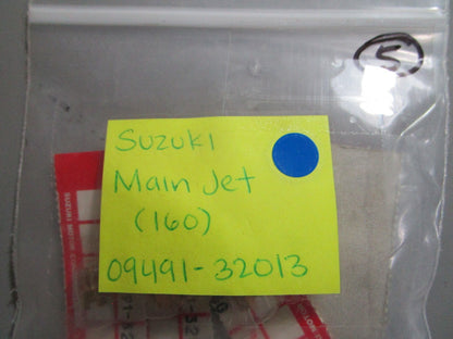 *NEW OEM* 0810 Suzuki Main Jet (160) 09491-32013