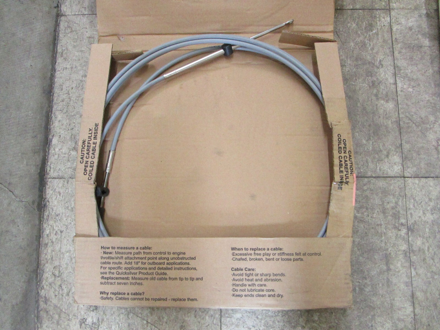 *NEW OEM* 0820 Mercury Quicksilver 19' Cable 897977A19