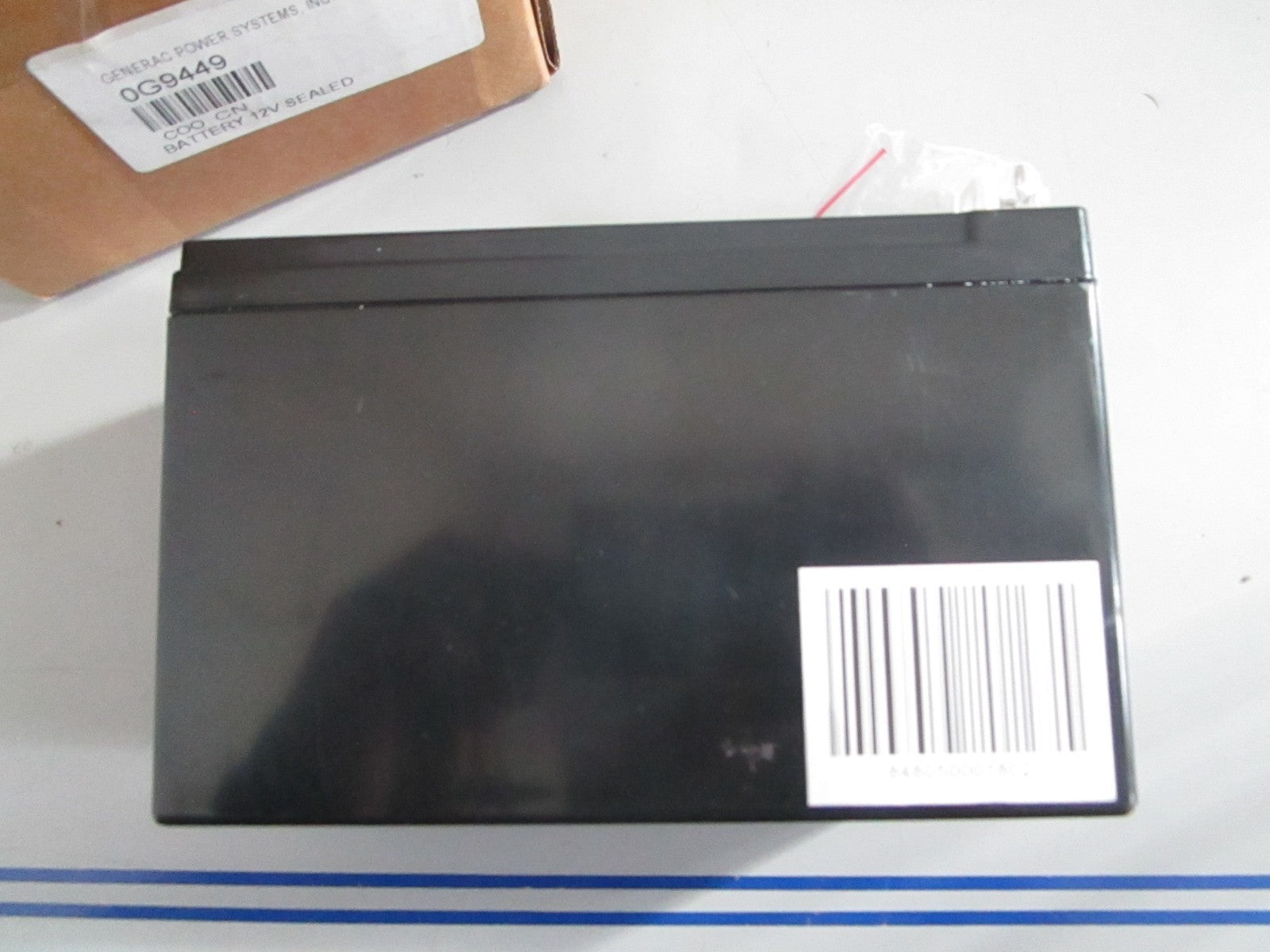 NEW OEM 0G9449 Generac 12V Sealed Battery 0820