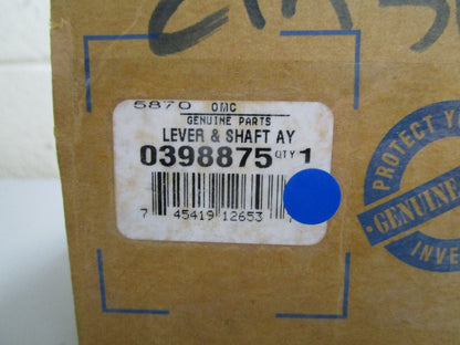 *NEW OEM* 0820 OMC Johnson Evinrude Lever & Shaft Ay 398875 0398875