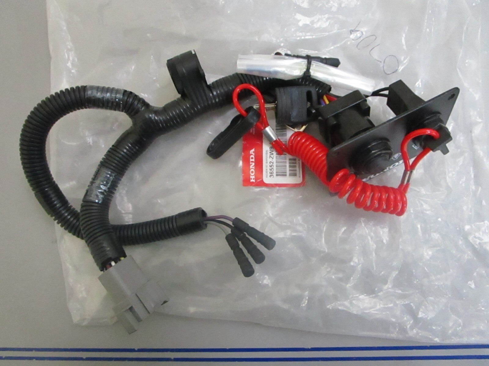 *NEW OEM* 0820 Honda Ignition Emergency Stop Switch Panel 36552-ZW9-200AH