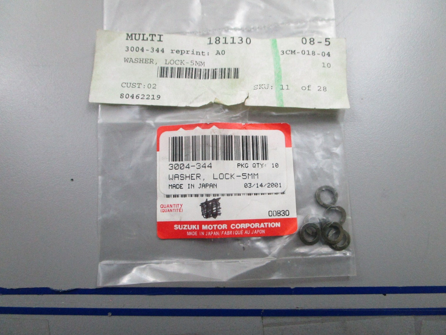 *NEW OEM* (LOT OF 6) 0810 Arctic Cat 5mm Lock Washer 3004-344