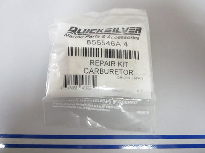 *NEW OEM* 0720 Mercury Quicksilver Carburetor Repair Kit 855546A4