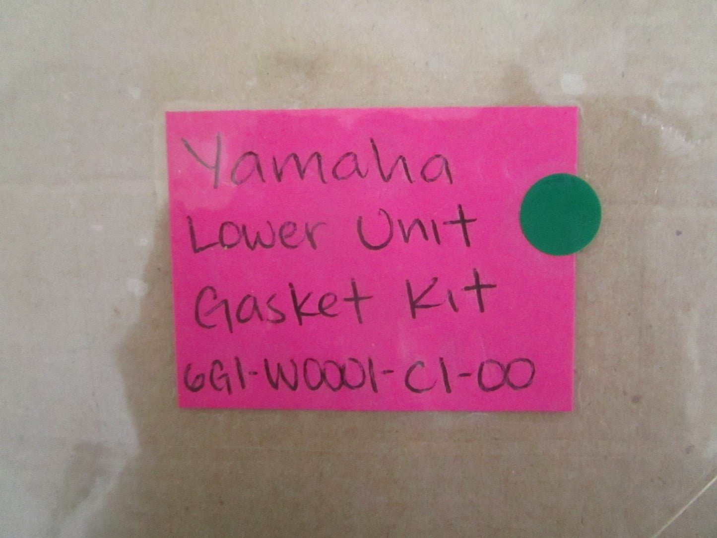 NEW OEM 6G1-W0001-C1-00 Yamaha Lower Unit Gasket Kit 0820