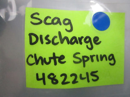 NEW OEM 482245 Scag Discharge Chute Spring 0810