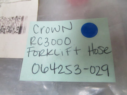 *NEW OEM* 0720 Crown RC3000 Forklift Hose 064253-029