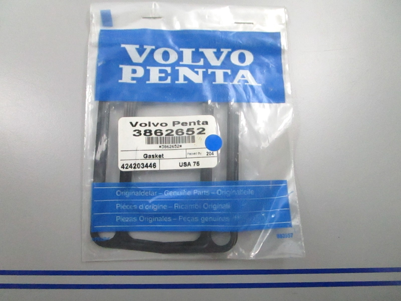 *NEW OEM* 0810 Volvo Penta Gasket 3862652