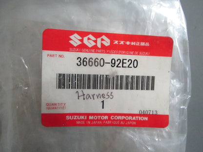 NEW OEM Suzuki 36660-92E20 21' Wire Harness Extension 0820