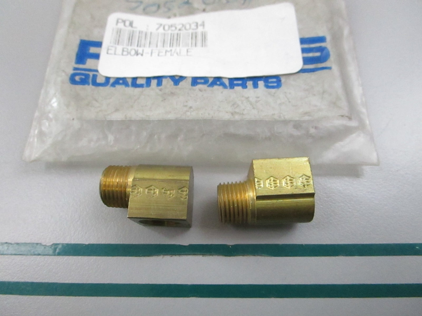 NEW OEM (LOT OF 2) 7052034 Polaris Female Elbow 0810