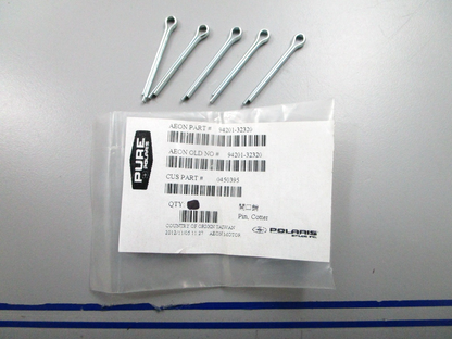 *NEW OEM* (LOT OF 5) 0810 Polaris Cotter Pin 0450395