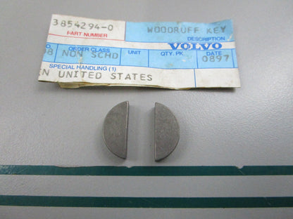 NEW OEM (LOT OF 2) 3854294 Volvo Penta Impeller Key 0810