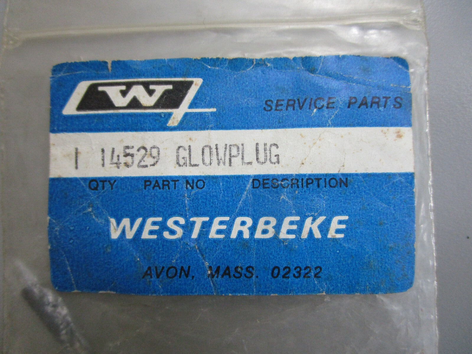 *NEW* 0820 Westerbeke Glow Plug 14529