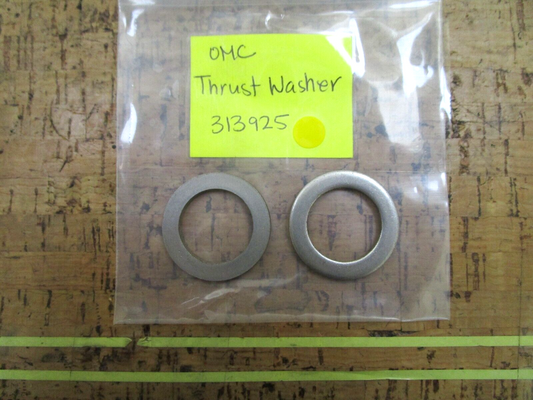 *NEW OEM* (LOT OF 2) 0750 OMC Johnson Evinrude THRUST WASHER 313925 0313925