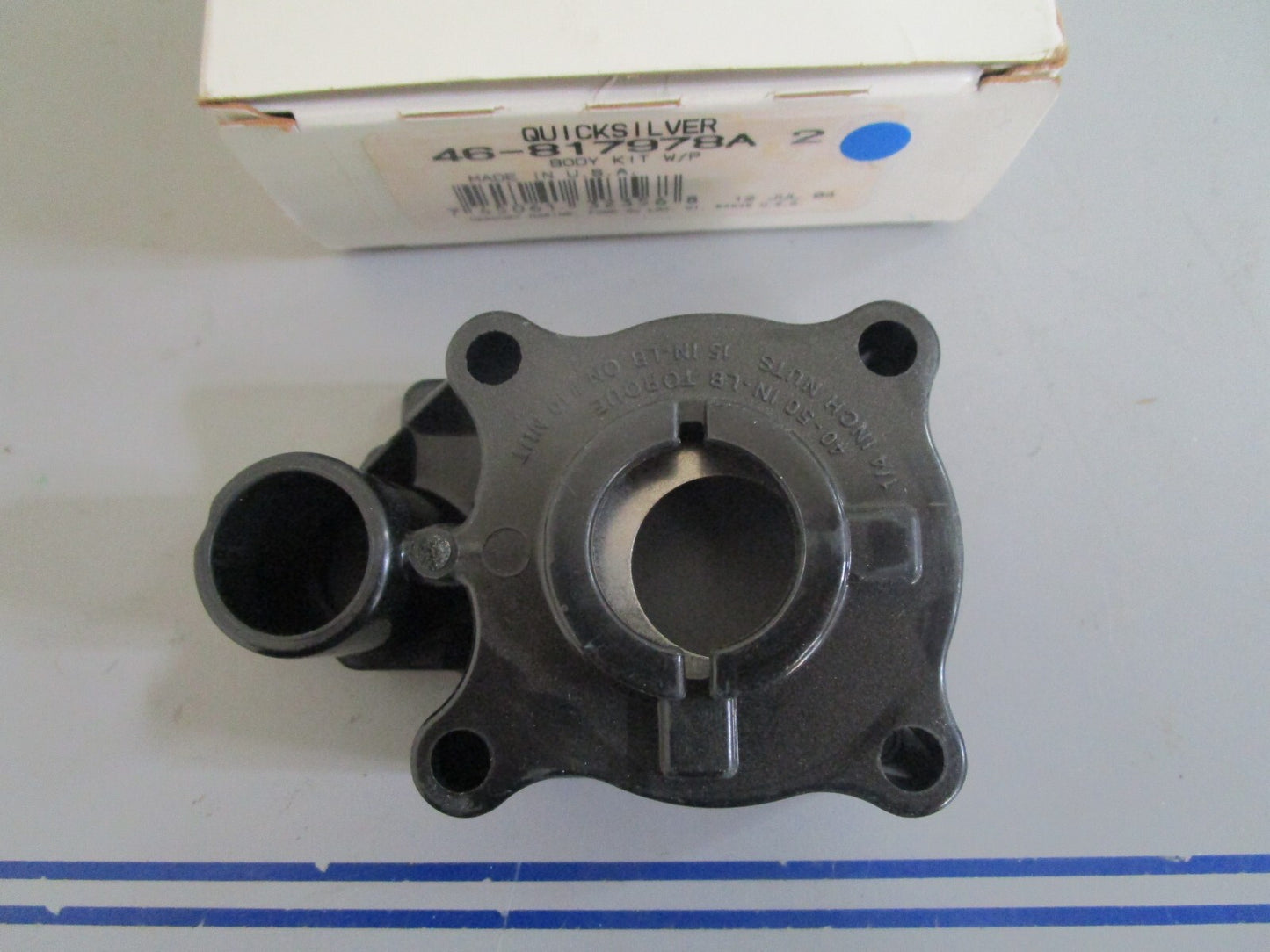 *NEW OEM* 0820 Mercury Quicksilver Water Pump Body Kit 46-817978A2