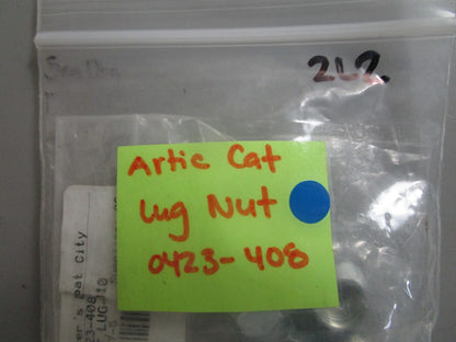 *NEW OEM* (LOT OF 2) 0810 Arctic Cat Lug Nut 0423-408