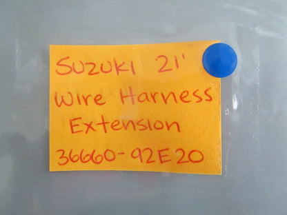 NEW OEM Suzuki 36660-92E20 21' Wire Harness Extension 0820
