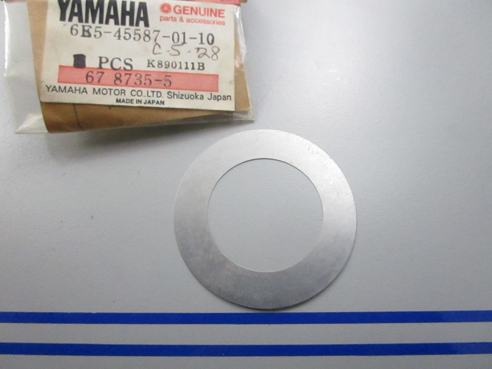 *NEW OEM* 0810 Yamaha (T:0.10MM) Shim 6E5-45587-01-10