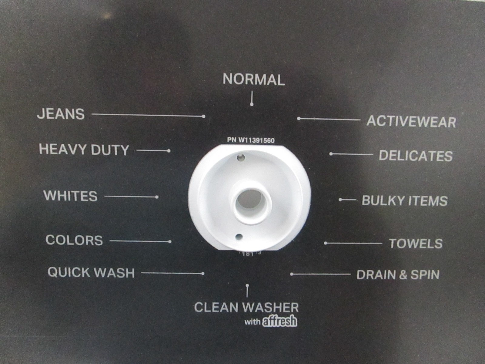 NEW OEM W11662366 Whirlpool Washer Control Panel 0810