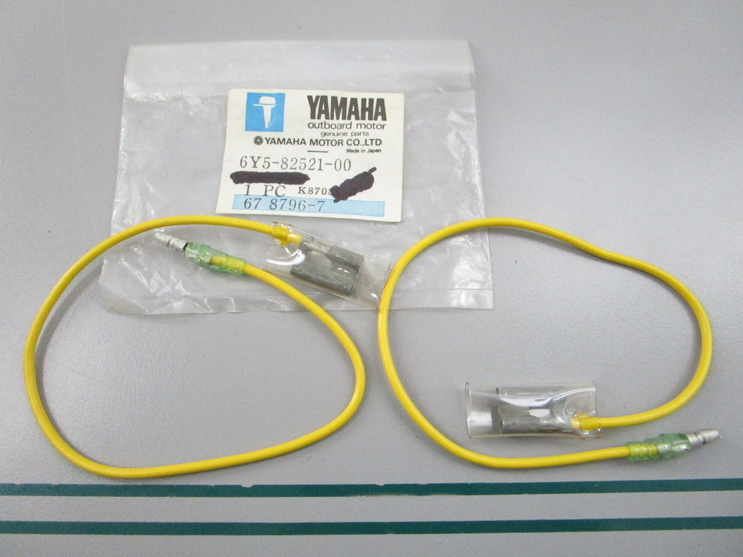 NEW OEM (LOT OF 2) 6Y5-82521-00-00 Yamaha Yellow Wire Extension Wire Cable 0810