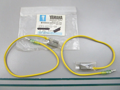 NEW OEM (LOT OF 2) 6Y5-82521-00-00 Yamaha Yellow Wire Extension Wire Cable 0810