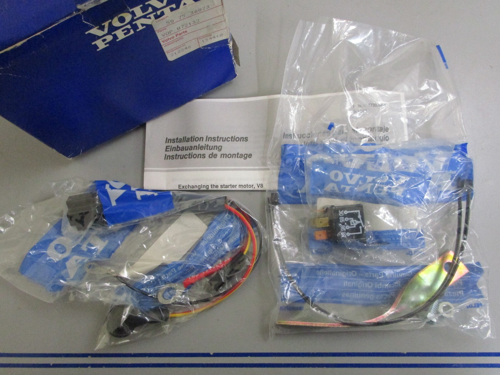 *NEW OEM* 0820 Volvo Penta Mounting Kit 872132