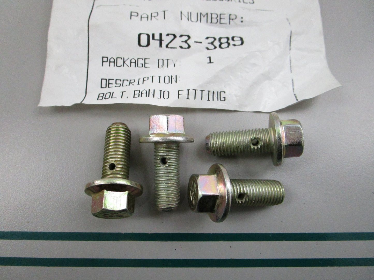 NEW OEM (LOT OF 4) 0423-389 Arctic Cat Banjo Fitting Bolt 0810